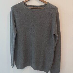 Zara Waffle Knit Sweater, Gray, XL